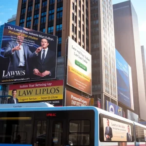 Billboards and transit ads for personal injury lawyers in Philadelphia