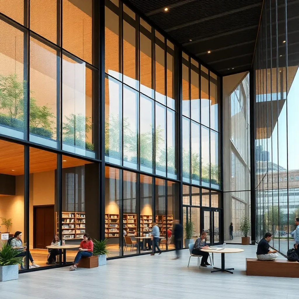 Concept design for the Purdue University Academic Success Building in Indianapolis