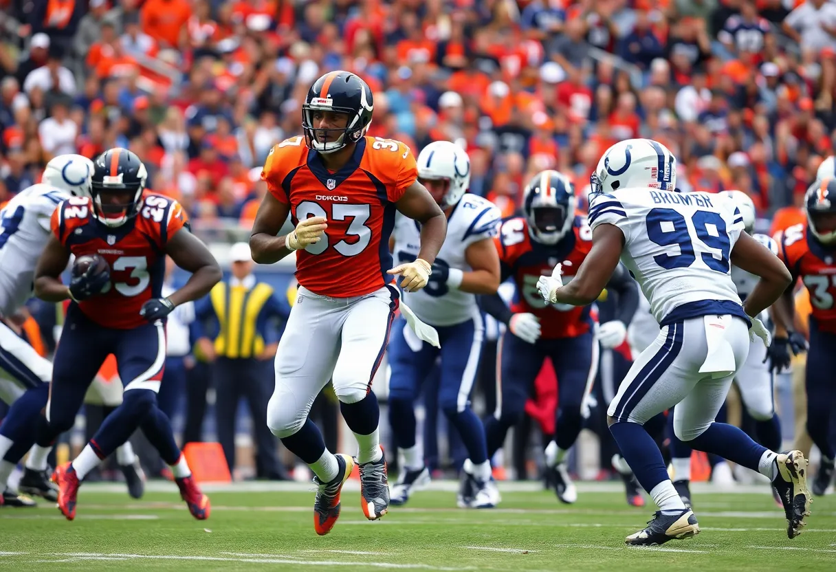 Denver Broncos vs Indianapolis Colts football game