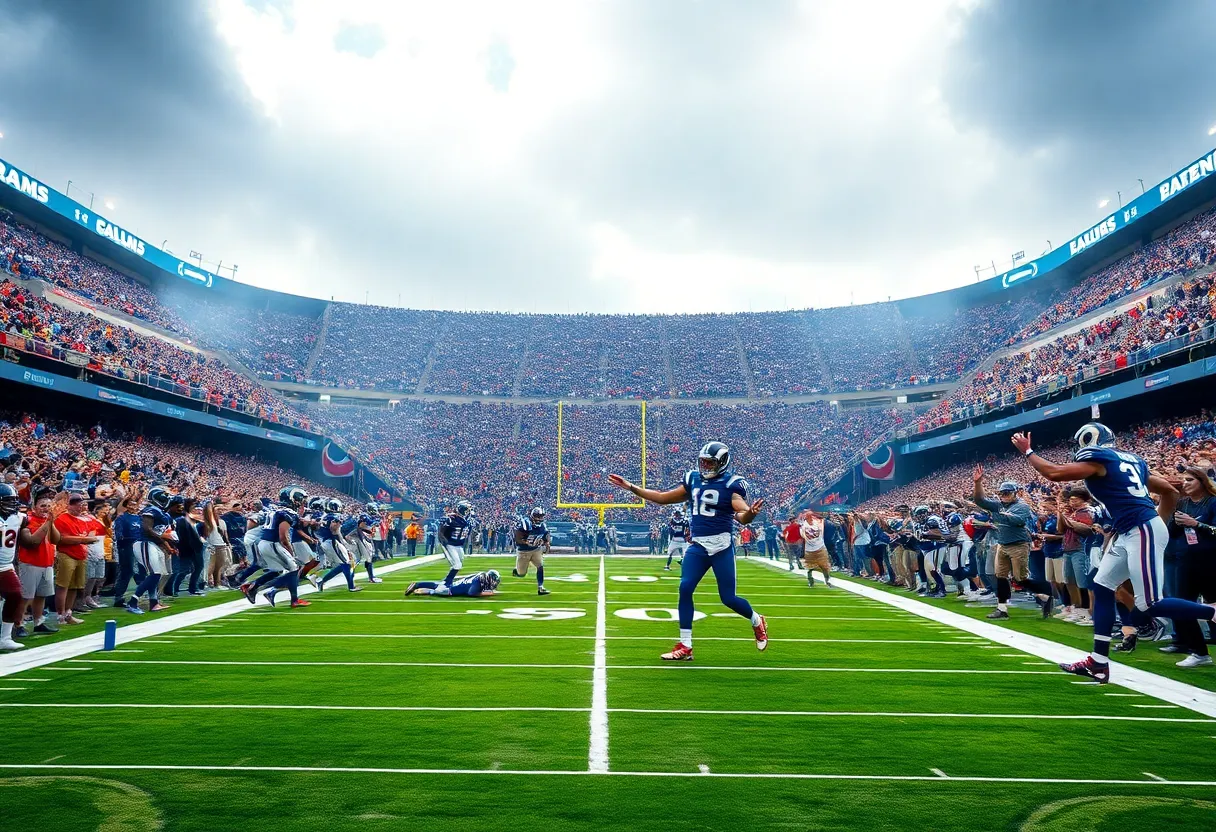 Indianapolis Colts against Los Angeles Rams at SoFi Stadium