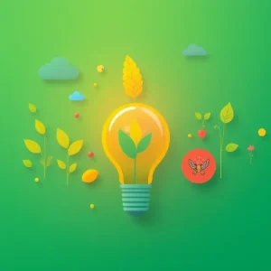 Abstract representation of Corteva's agricultural innovation