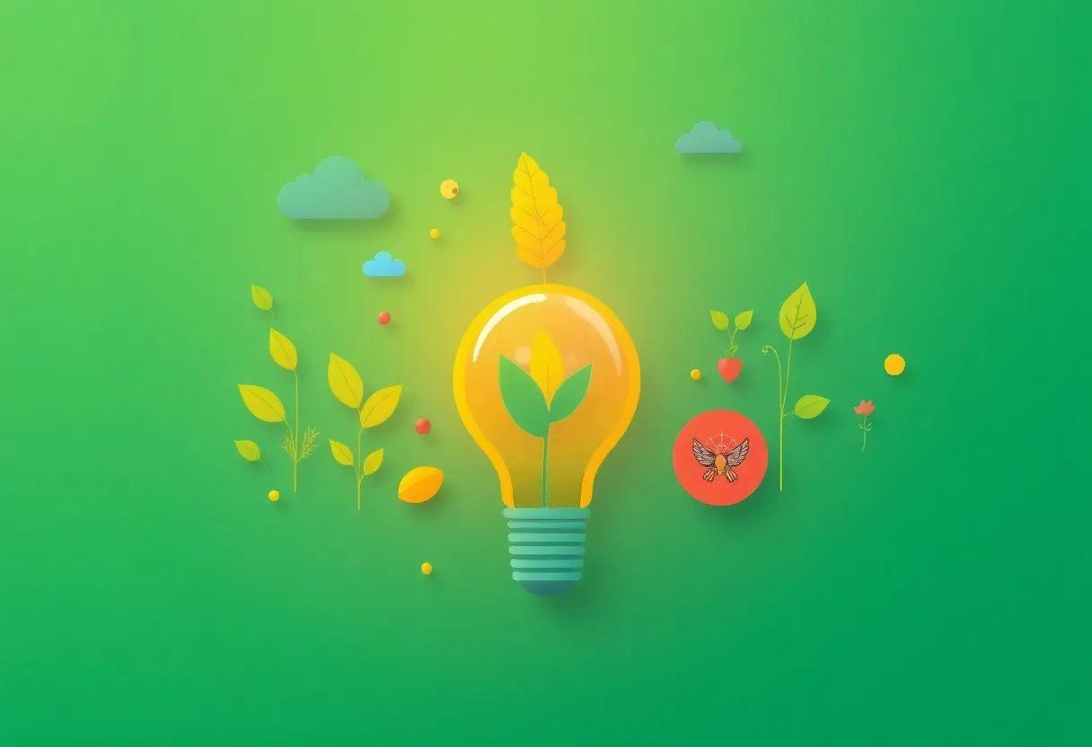 Abstract representation of Corteva's agricultural innovation