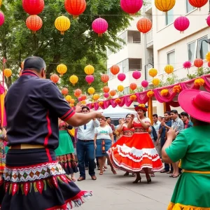 Celebration of Hispanic Heritage Month with traditional dance and community activities.