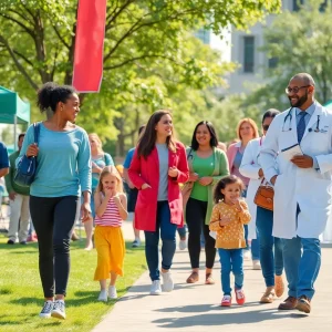 Community members engaging at health events in Indianapolis