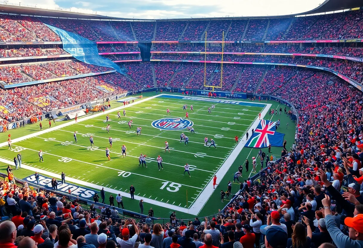 Fans cheering in the stadium during the Miami Indianapolis NFL game