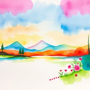 Artistic landscape inspired by creativity and service