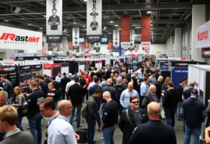 Motorsports professionals at the PRI Show in Indianapolis