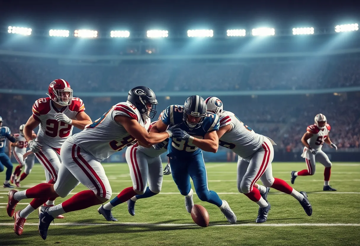 Colts and Titans players competing during an AFC division game.