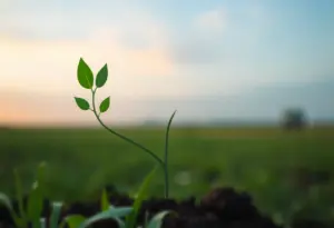 Illustration of Corteva's corporate restructuring with two branches for agriculture.