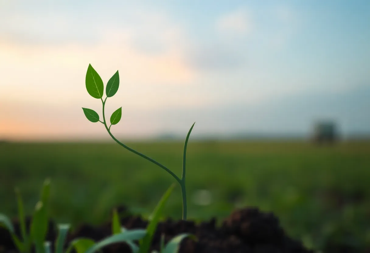 Illustration of Corteva's corporate restructuring with two branches for agriculture.