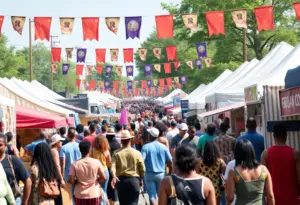 Daptoberfest festival showcasing Black-owned businesses and food vendors