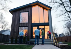 A team planning a home addition in Indianapolis.