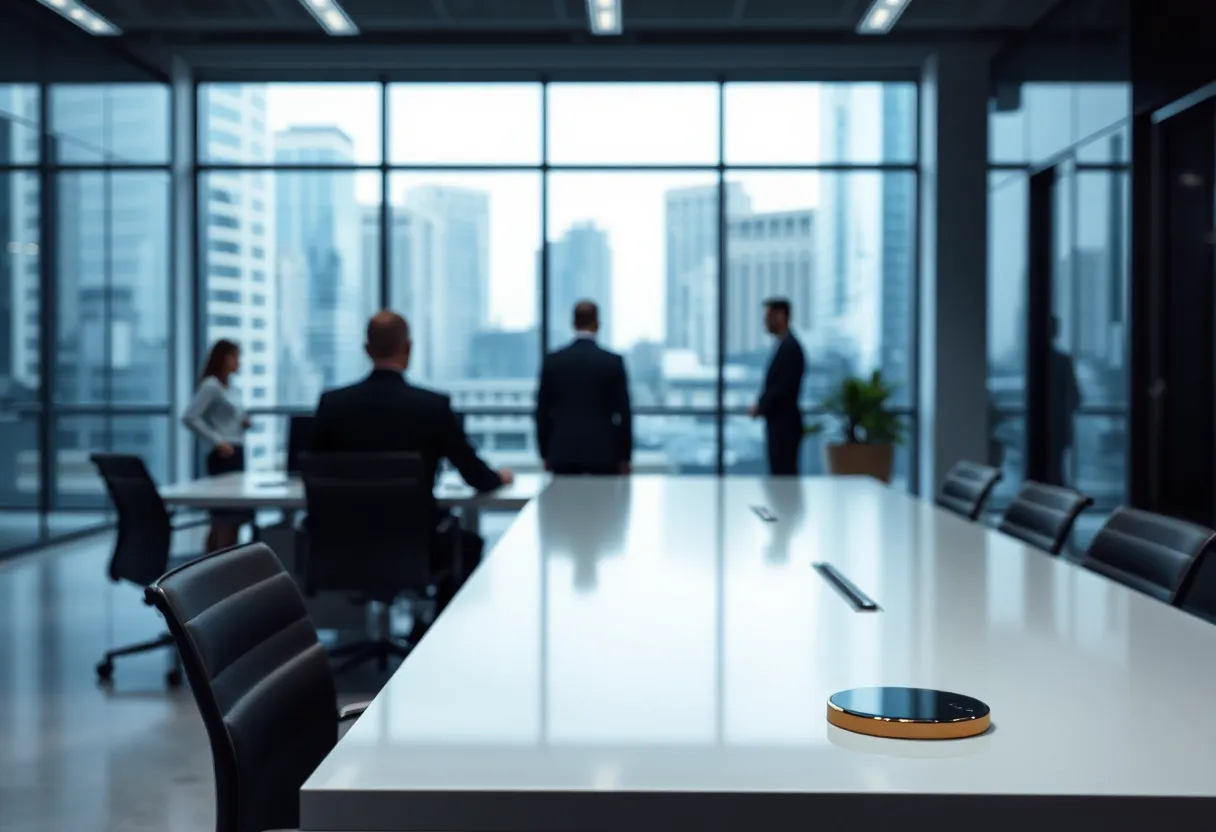 Symbolic image of transparency and oversight in governance