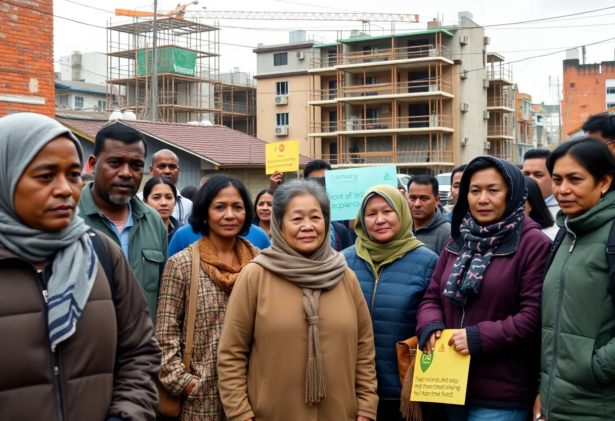 Residents in Indianapolis confronting housing issues amid construction and community support efforts