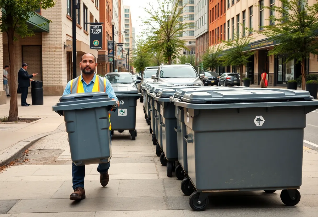 New gray trash carts being distributed in Indianapolis