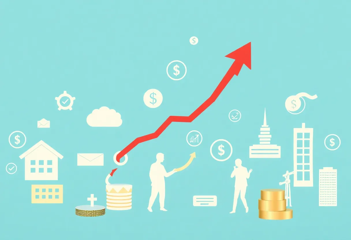 Abstract representation of mergers and acquisitions in the insurance industry.
