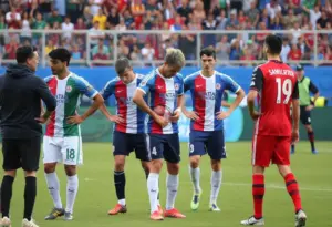 Soccer players affected by injuries during a match