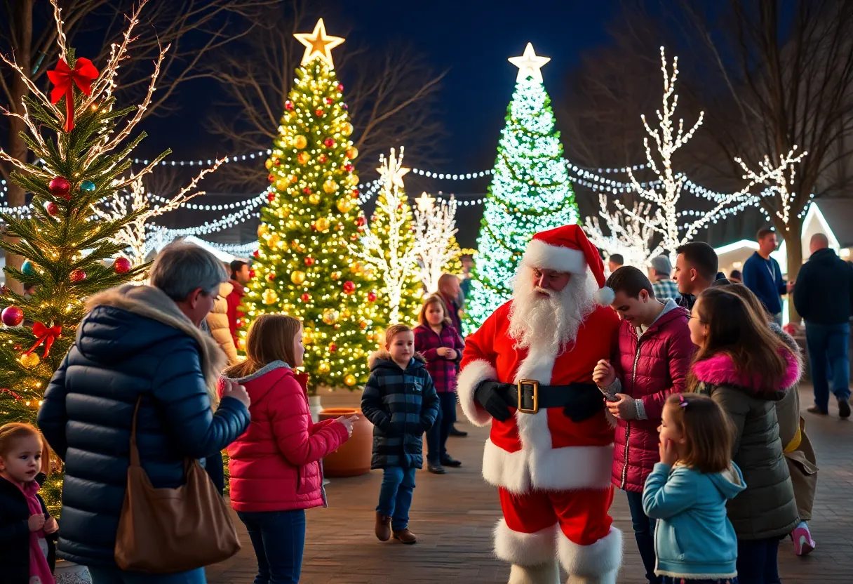 Families celebrating at CAFE's Annual Elf Party in Indianapolis