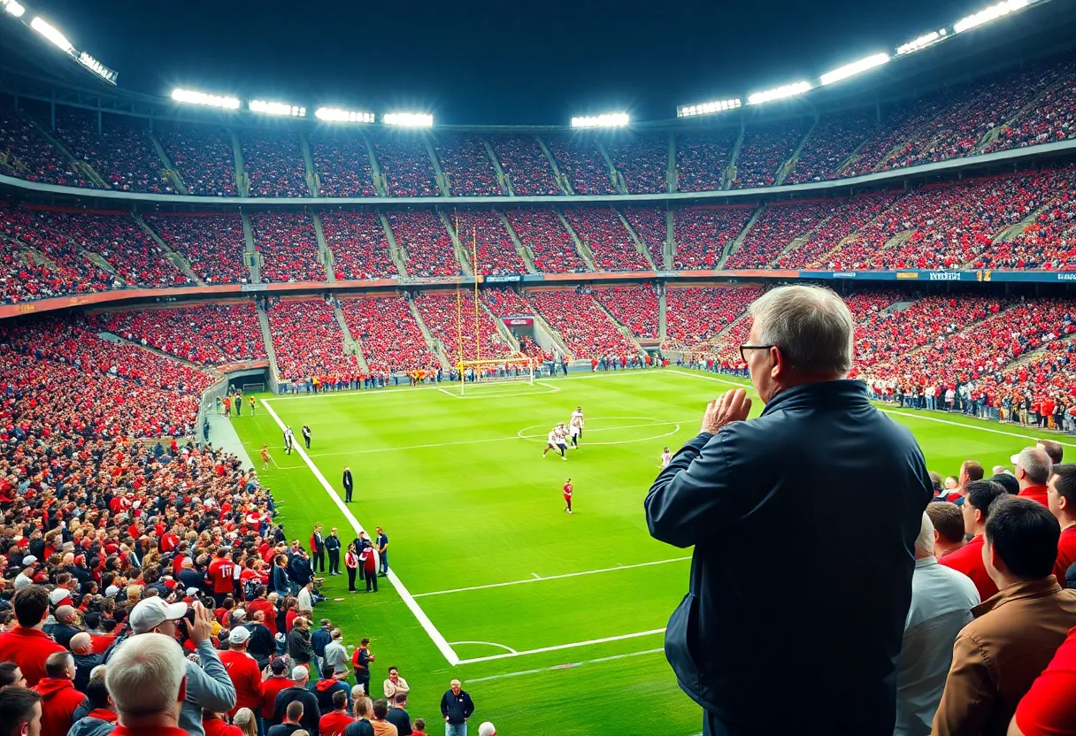 Indianapolis Colts coach strategizing during a game