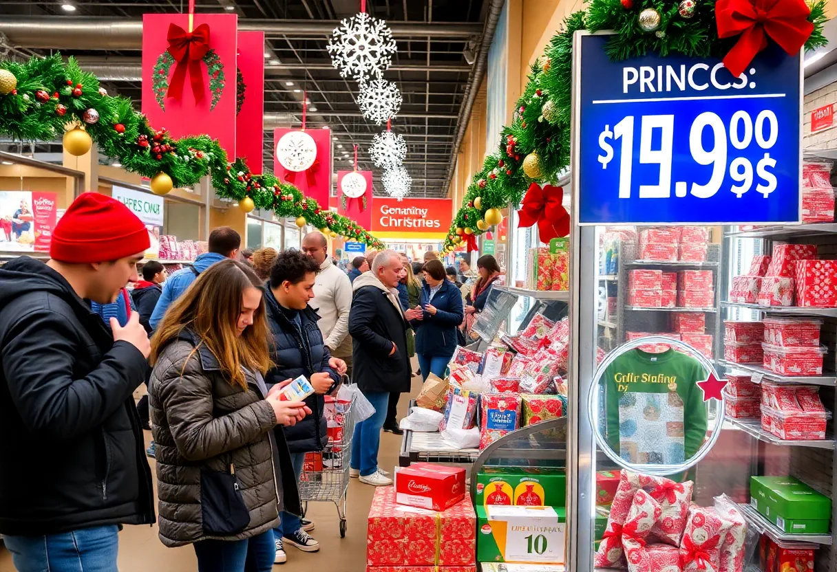 Shoppers in Indianapolis navigating holiday shopping with rising prices