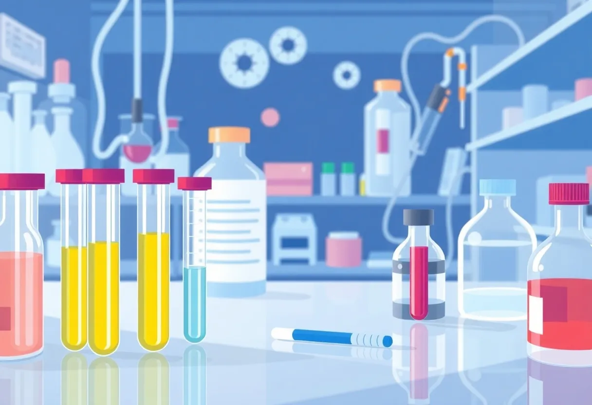 Indianapolis diagnostic lab showcasing medical equipment and compliance themes