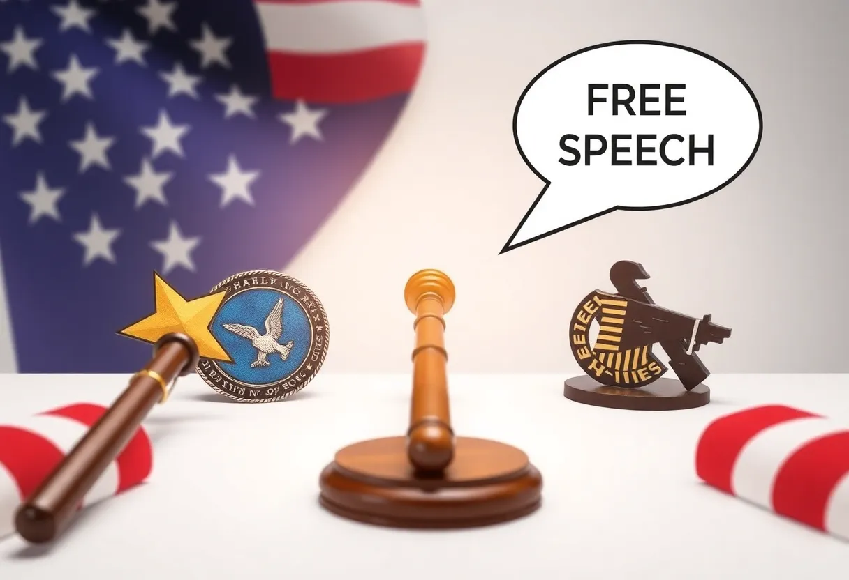 Conceptual image representing the intersection of military and politics.