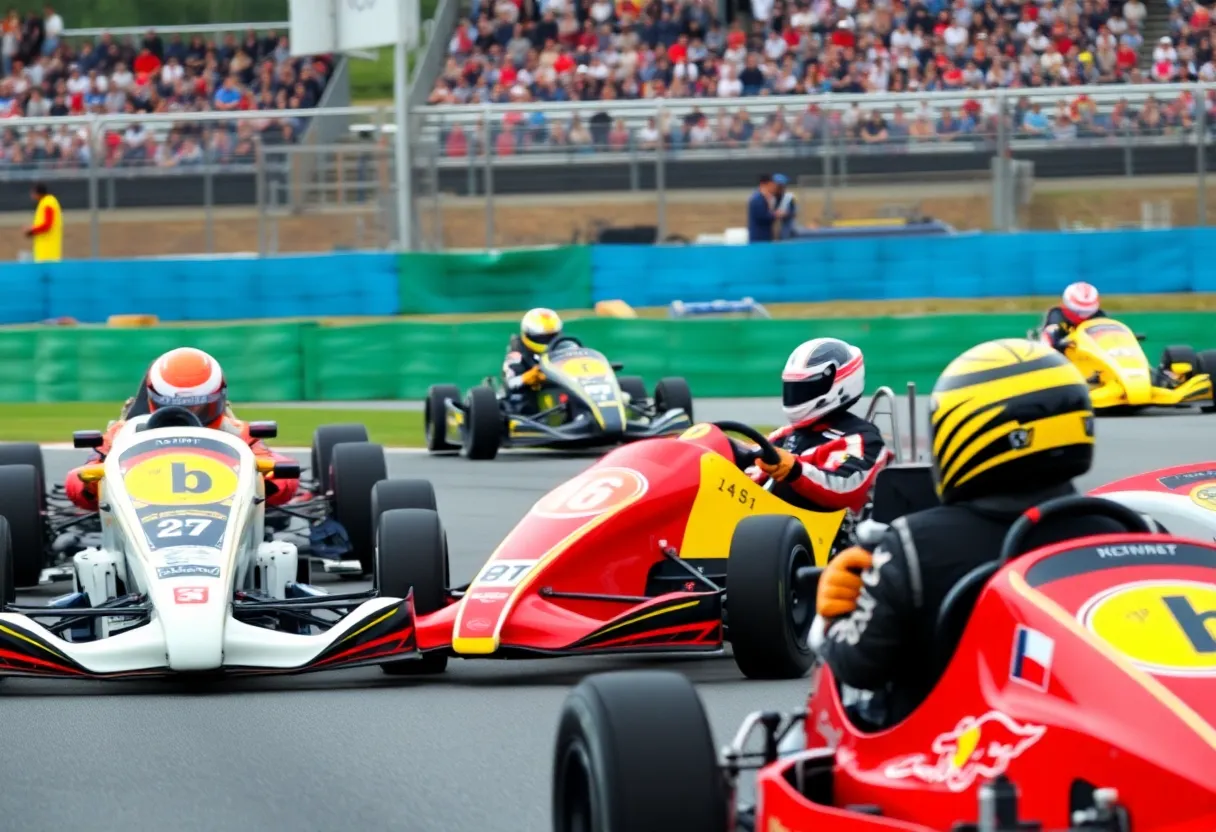 Mick Schumacher racing in IndyCar with Rahal Letterman Lanigan Racing