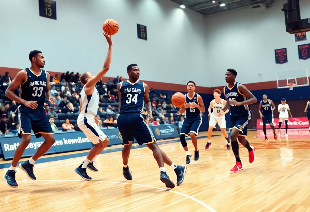 Indiana Pacers team celebrating victory on the court