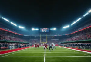 49ers versus Colts game at Lucas Oil Stadium