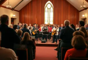 Audience enjoying a concert at Berea Mennonite Church