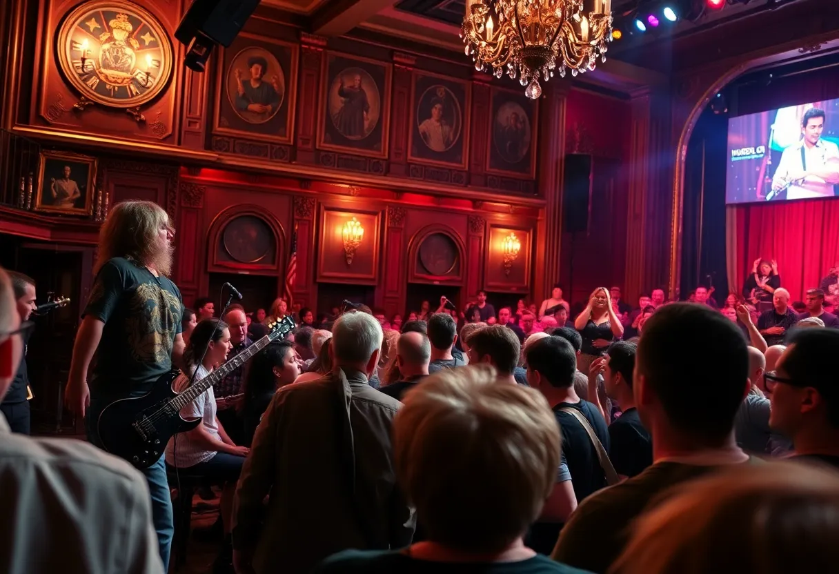 Boz Scaggs performing live at the Murat Theatre