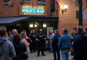 Police investigating outside Britton Tavern after shooting incident