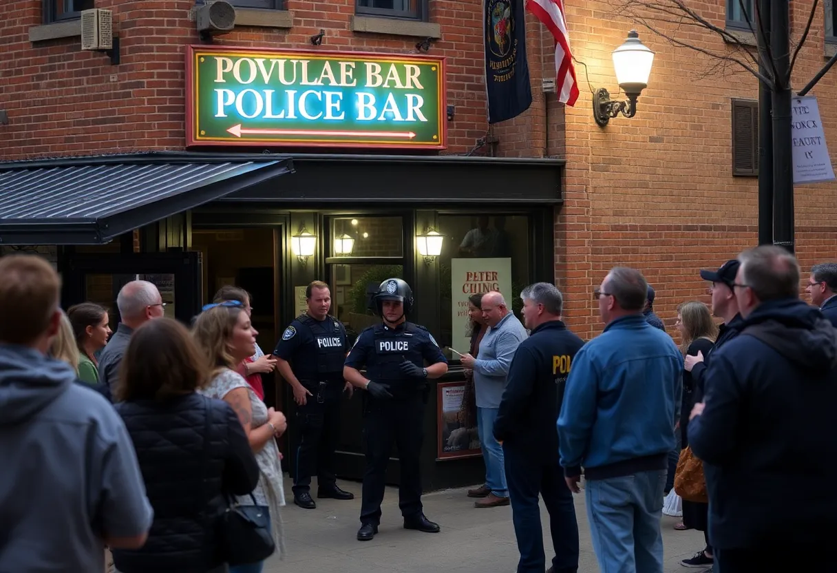 Police investigating outside Britton Tavern after shooting incident