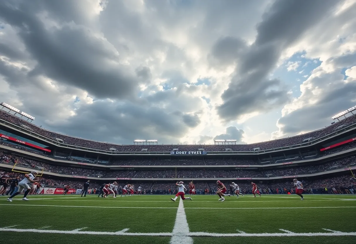 Buffalo Bills NFL stadium during game