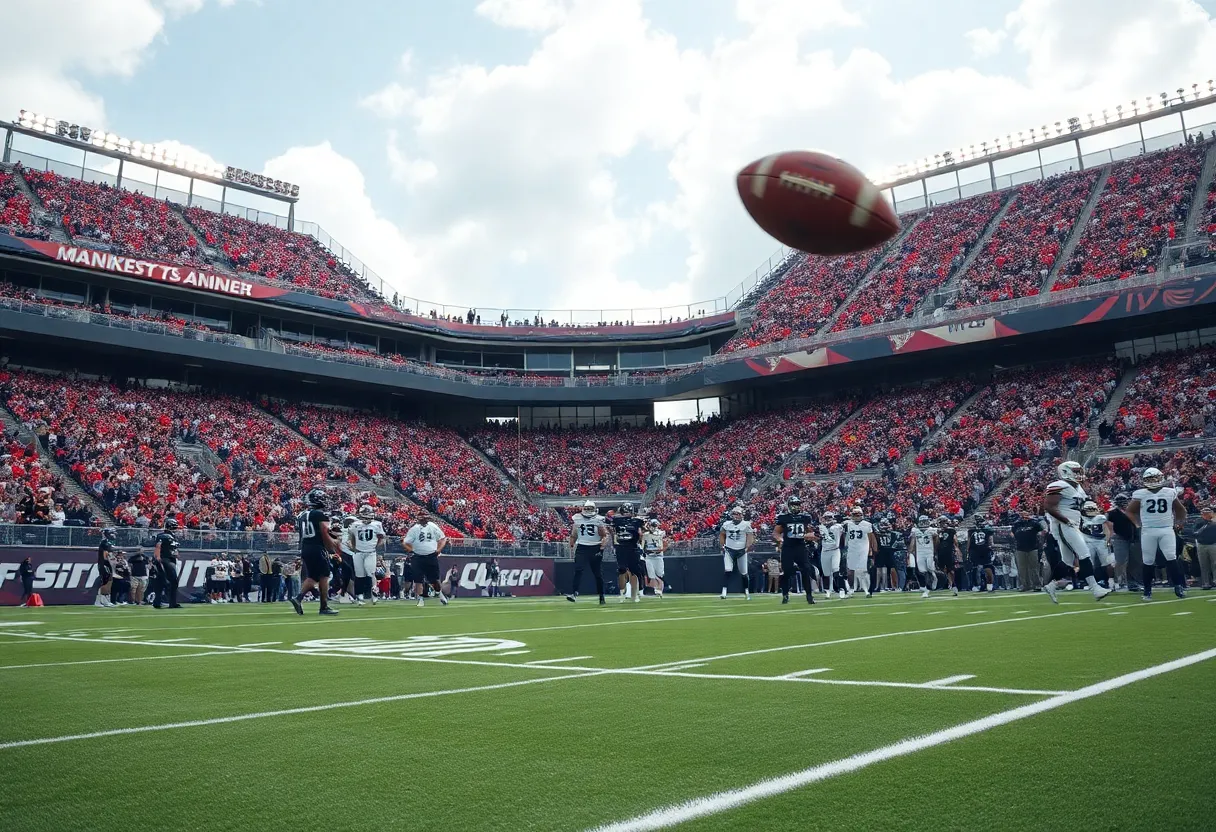 Indianapolis Colts quarterback practice session