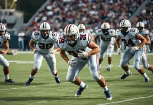Indianapolis Colts linebacker during a defensive play