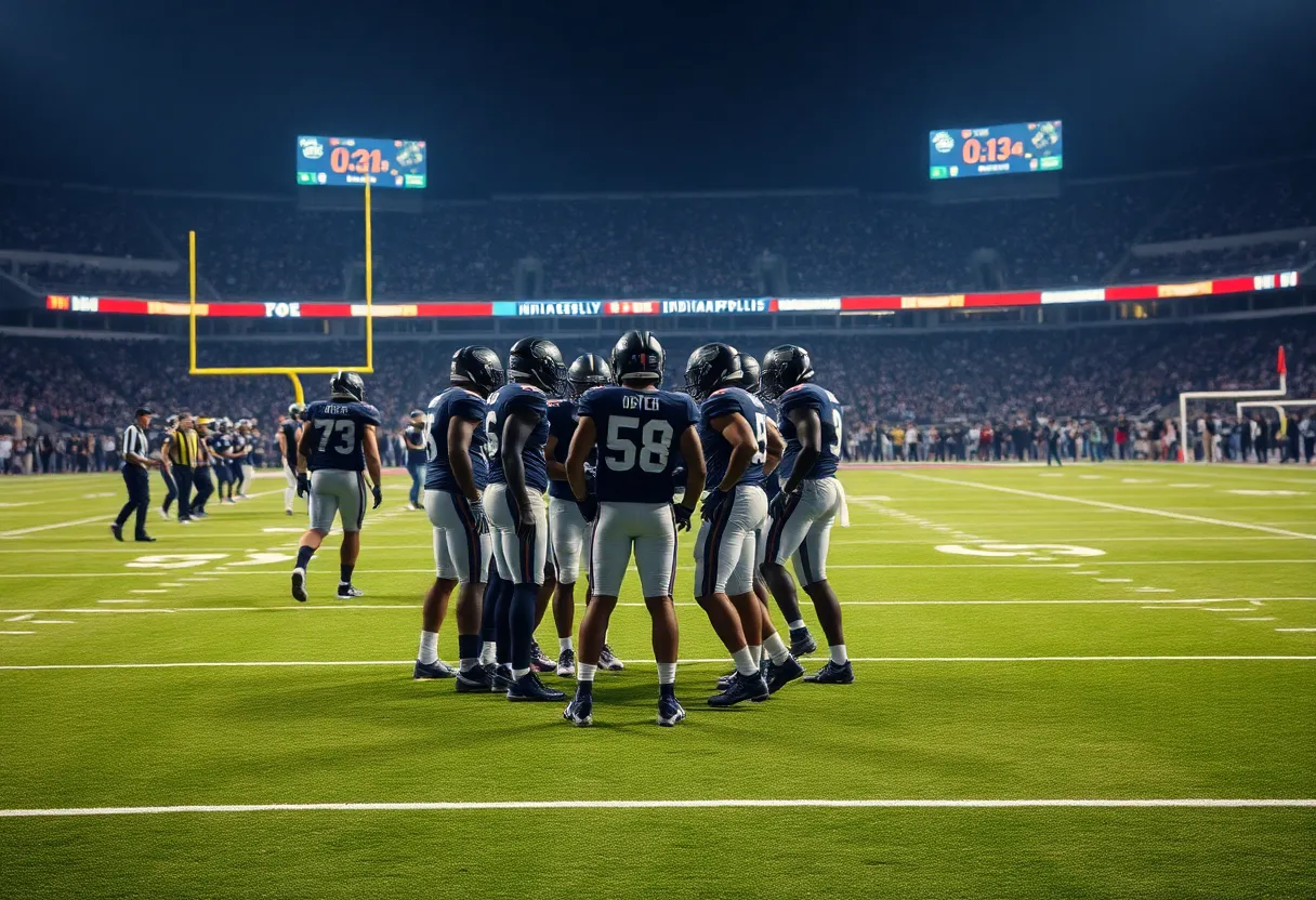 Indianapolis Colts practice squad quarterback strategy session