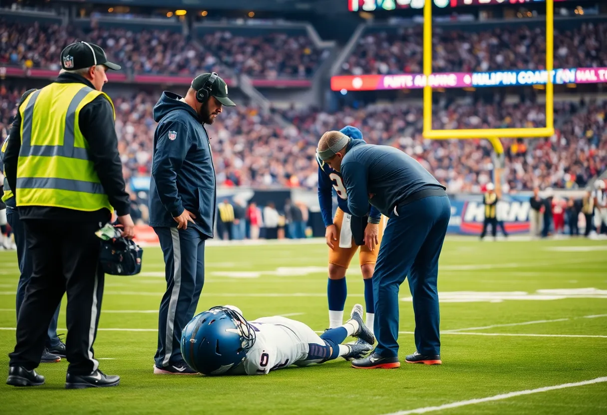 Indianapolis Colts quarterback injured during a game