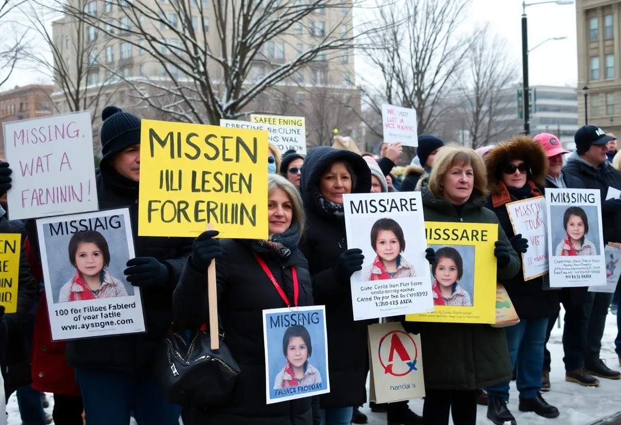 Community gathering for missing girl Mia Cooksey in Indianapolis