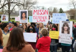 Community members support missing teen search.