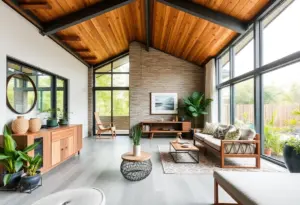 Renovated eco-friendly home in Indianapolis with sustainable designs.