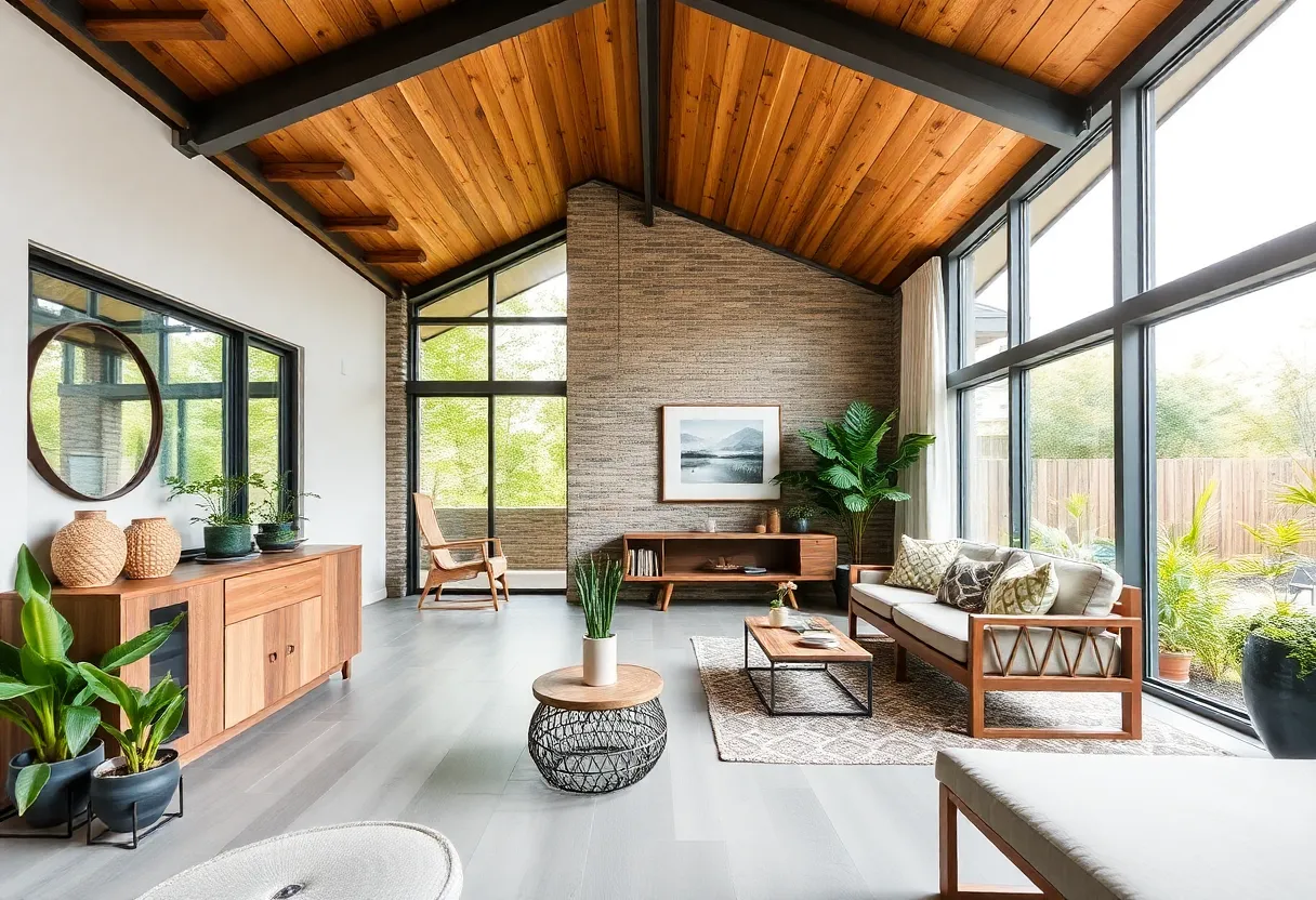 Renovated eco-friendly home in Indianapolis with sustainable designs.