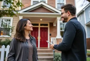 First-time homebuyer exploring a house in Indianapolis