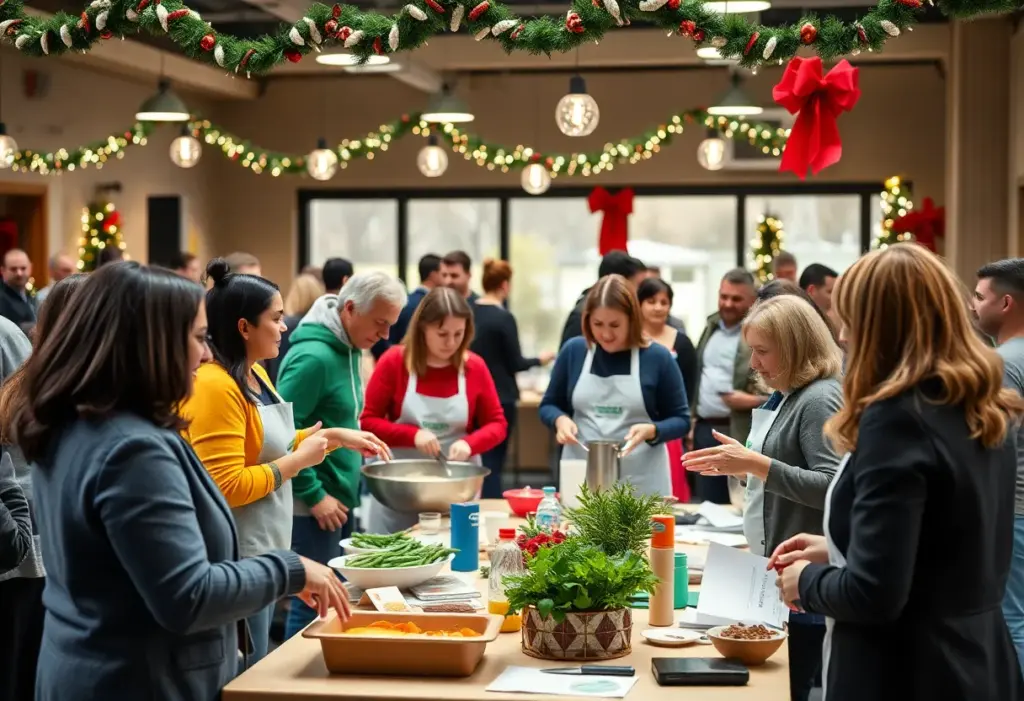 Community members participating in health events in Indianapolis December 2025