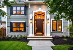 Beautifully renovated home exterior in Indianapolis