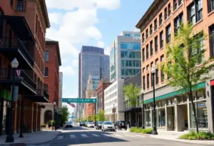 Ongoing redevelopment at Indiana Avenue in Indianapolis