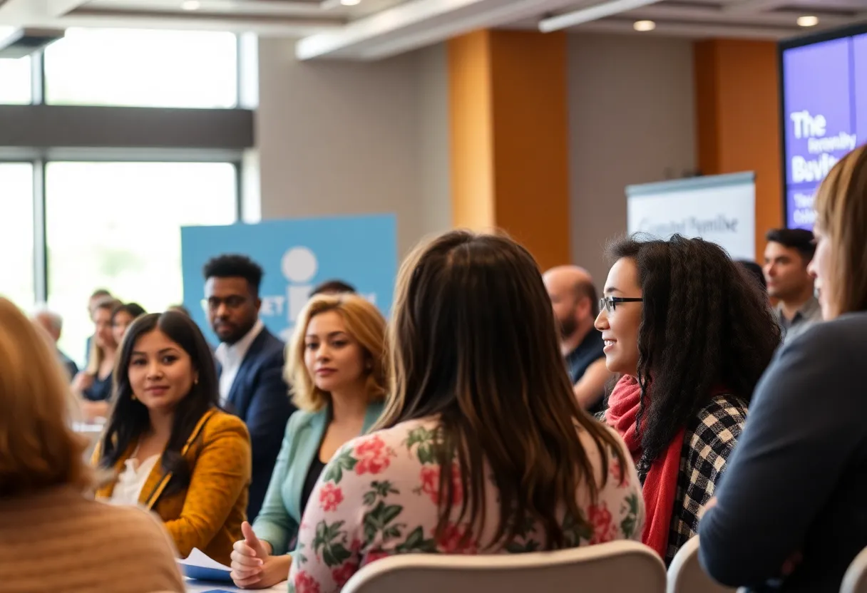 Community members at the Indiana Economic Outlook Panel