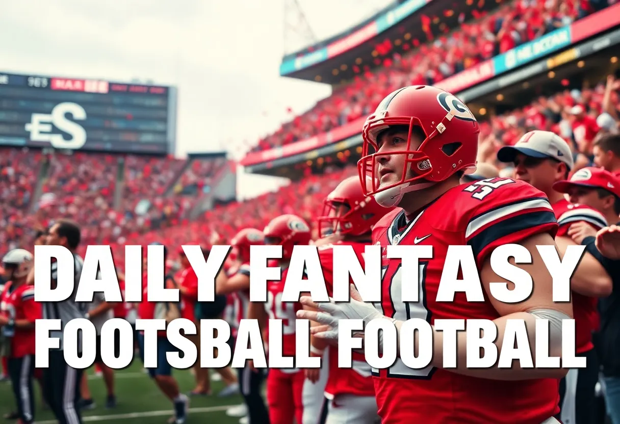 Fans cheering at an Indianapolis football game
