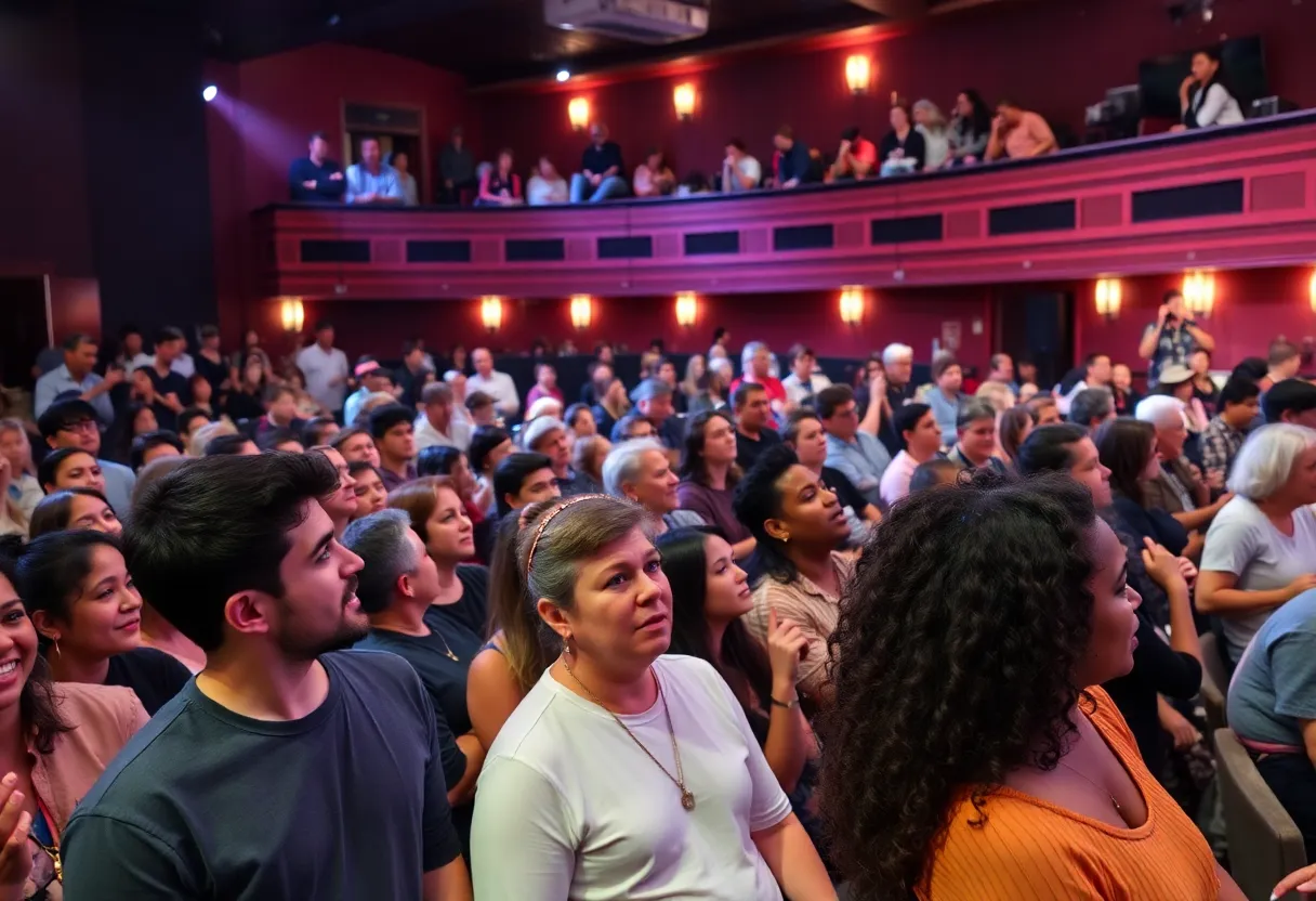 Audience enjoying performances at the IndyBar's Got Talent event