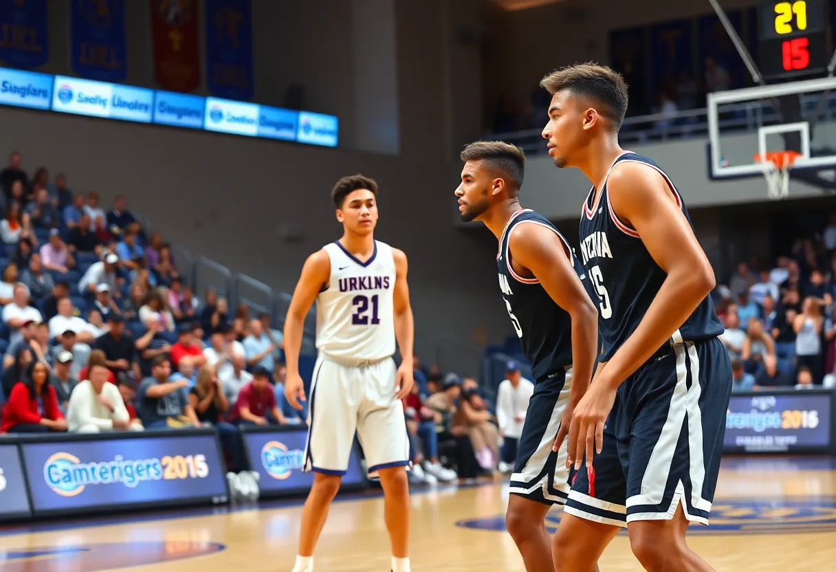 IU Indianapolis Jaguars playing against Northern Kentucky Norse